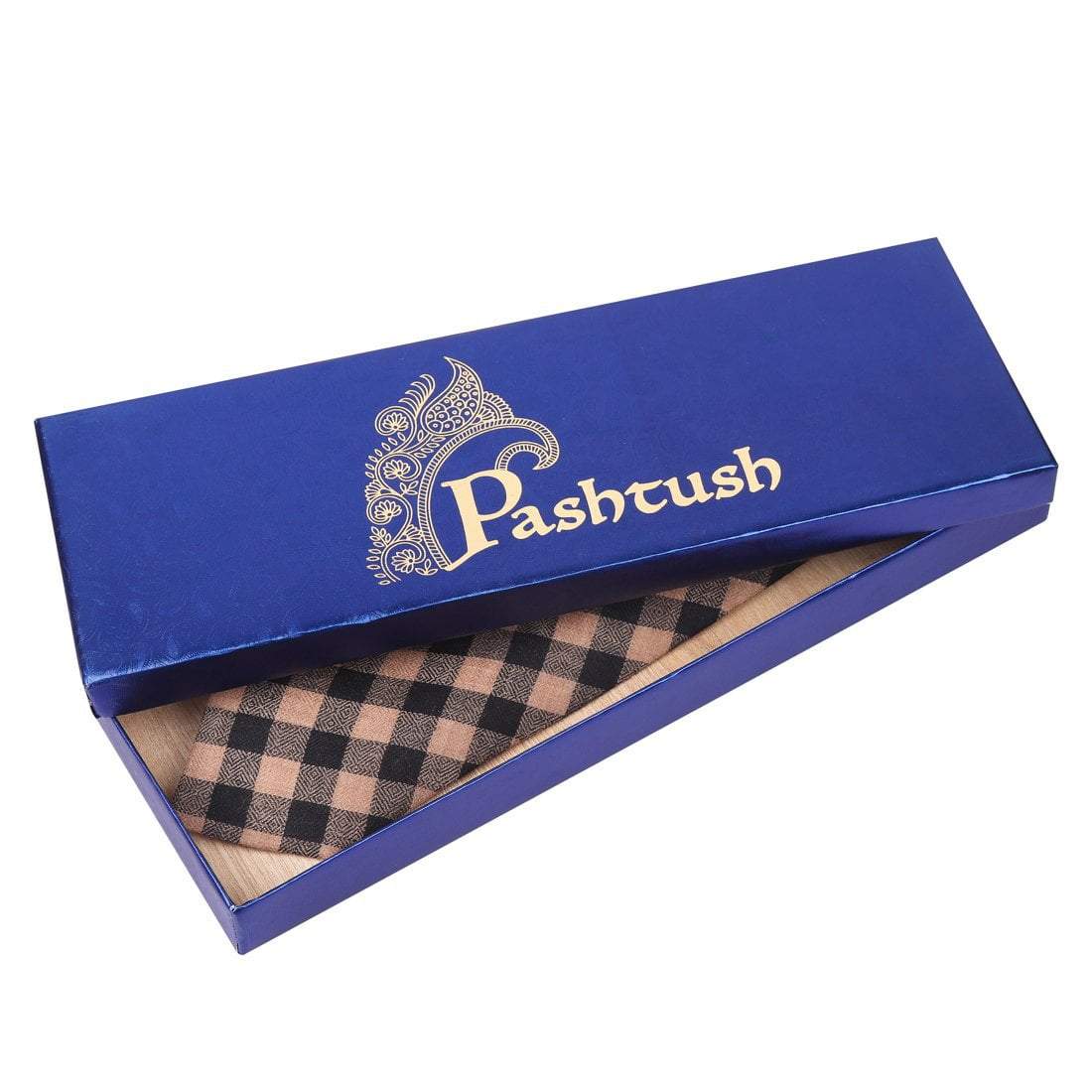 Pashtush Mens Necktie, Soft And Luxurious, Checkered Design, Extra Fine Ties For Men, Free Size - Image 7