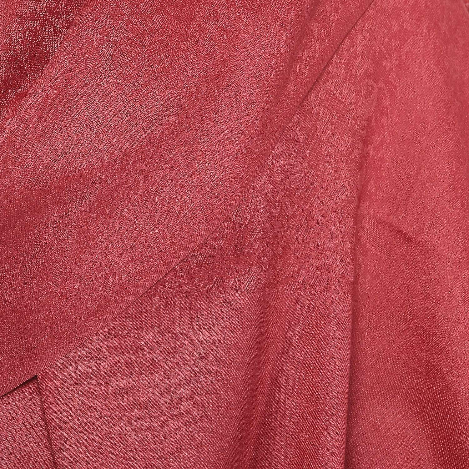 Pashtush Womens Paisley Weave Scarf, Soft And Warm, Luxury Wool - Morning Rose - Image 3